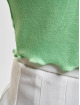 Only Tops sans manche Kika V Neck Crop vert
